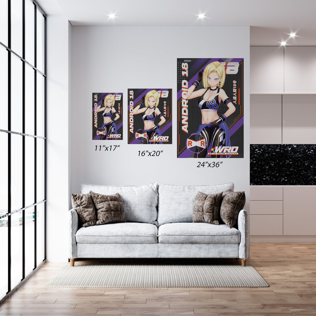 Andriod 18 Poster Banner