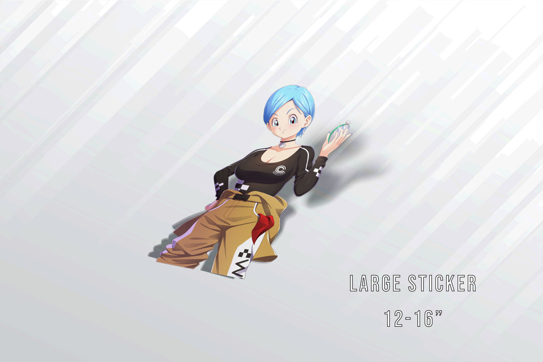 Bulma Large Sticker