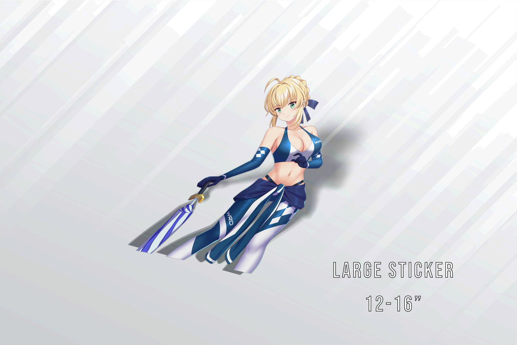 Saber Large Sticker