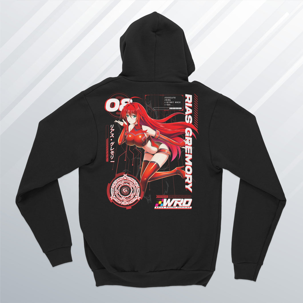 Rias Kiss Zip Up Hoodie (Front and Back)