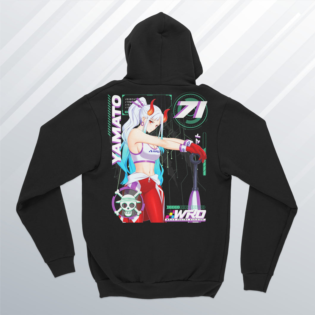 Yamato Zip Up Hoodie (Front and Back)