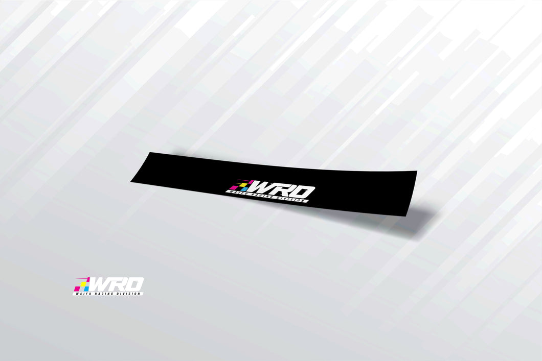 Black Waifu Racing Division Window Banner